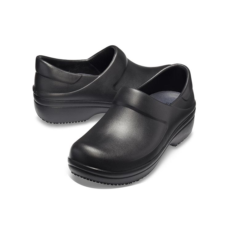 Crocs Neria Clog Durable Lightweight Sandals Women Footwear Black 205384-001