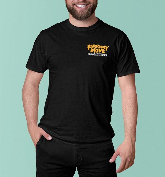 Parkway Drive 20 Year Anniversary Australian Tour 2024 Shirt-Unisex T-Shirt Unisex T-Shirt S