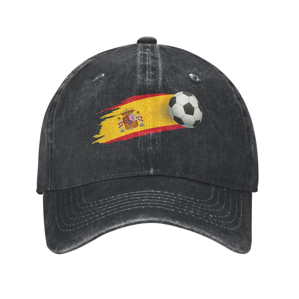 Hiszpania Hiszpańska Flaga Słońce Czapka z Daszkiem Codzienna Unisex Damska Spierana Czapka Trucker Wodoodporny Design Bieganie Hipisowska Czapka Snapback Pomysł na Prezent