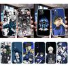 BLUE LOCK Transparente Handyhülle für Motorola Moto G7 G8 G9 G84 G85 G73 G24 G15 Z2 Play Power Plus