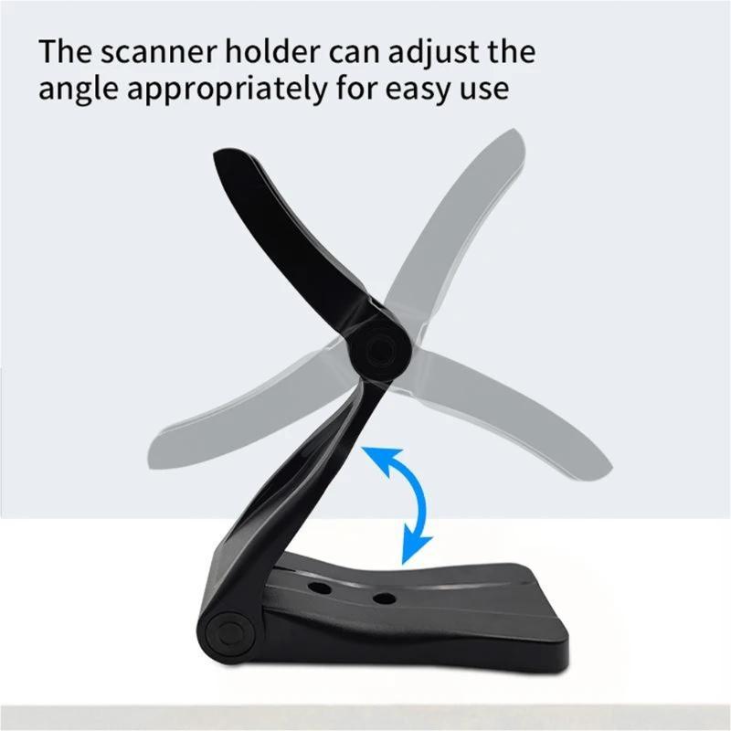 Industrial Scanner Mount Foldable Design Heavy Duty Construction Compatibles Various Models Space Saving
