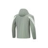 Li Ning Color Block Hooded Sportjacka Herrjacka Grå Grön AFDT411-3