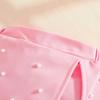 2026 Summer Baby Girl Ribbed Short Sleeve Top, Rhinestone Shorts Skirt & Beret Set (0-3 Years) - Trendy & Sweet