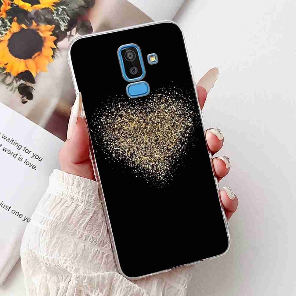 For Samsung Galaxy J8 2018 6.0" Case Summer Fresh Lemon Daisy Soft Silicone TPU Cover For Samsung J8 J8 2018 Protective Shell