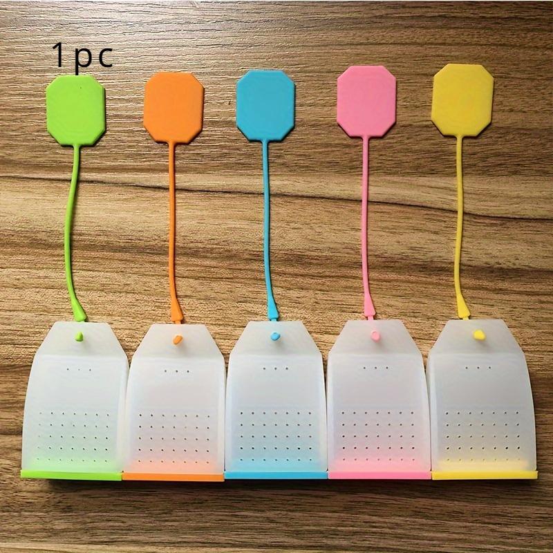 1 Stück Leicht zu reinigender Silikon-Tee-Ei - perfekt für losen Tee und Kräutertee, für jede Tasse geeignet, verschiedene Farben