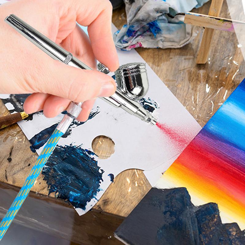 Portable Single Action Airbrush 0.3mm Nozzles Spray Airbrush Pen For Model Cake Nail Car Painting Beauty Inkjet Tool