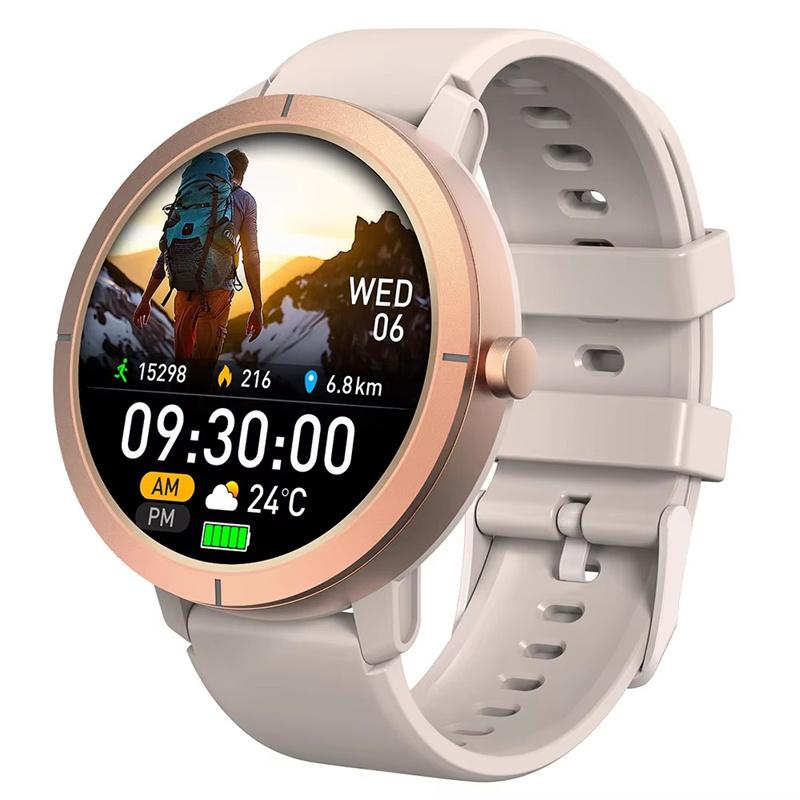 DM76 Smart Watch 1.32 Inch AMOLED GPS Supports GLONASS BDS Galileo NAVIC QZSS Barometer Compass Altitude Men Outdoor Smartwatch