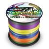 Ashconfish 8-strand PE Fishing Line, PE X8, Multi-color (yellow, White), 100M, 500M, 1000M, Ultra-strong, High-sensitivity, Abrasion-resistant, Low-st
