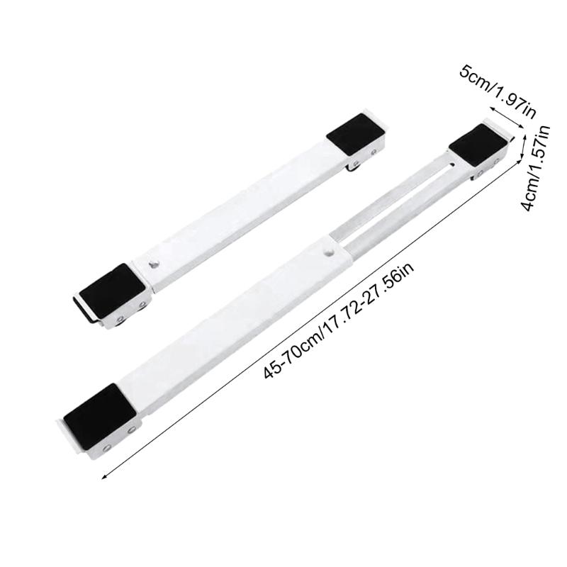 Heavy Duty Extendable Appliance Rollers Easily Move Washing Machines Dryers Refrigerators Mobile Washing Machine Base