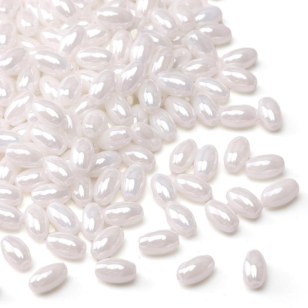 Domestic Glass Solid Color Cream Baked Paint Seed Beads for DIY 52 Pcs