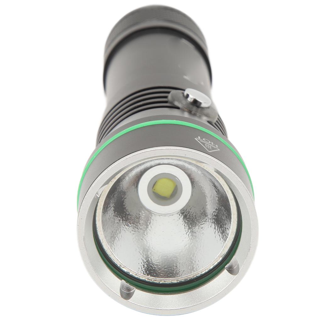 Diving Flashlight High Bright 110 Meter Underwater Flashlight IPX8 Waterproof 3 Lighting Modes