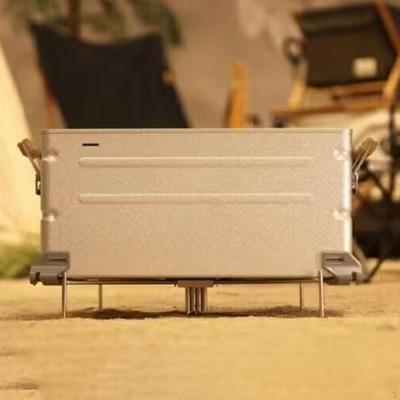 Estante Plegable para Nevera Compacto Contenedor de Almacenamiento Maleta para Barbacoa