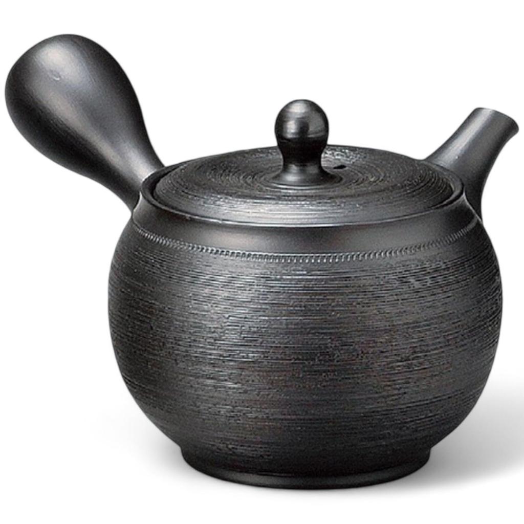J-kitchens New Tea Pot, Tokoname Ware, Ceramesh Mesh, with Tea Strainer, 350cc, Made in Japan