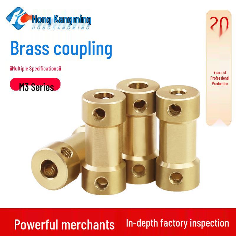 Brass Shaft Coupling Connector for Transmission (2-5mm)