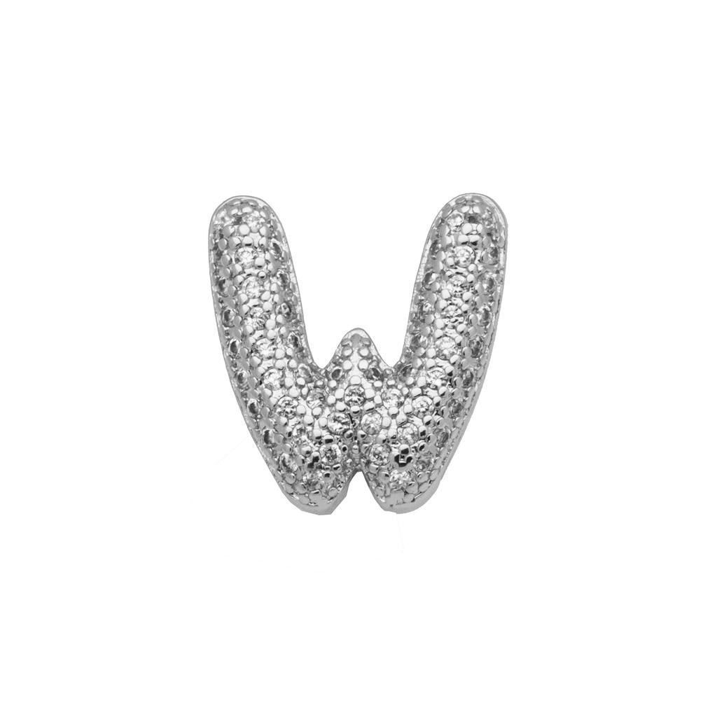 White Gold Strap, Belt, Bubble Balloon 26 English Letters Diy Name Bracelet