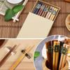 Yoshiki Kobo Wooden Chopsticks Set of 5 for Gift Perfect for Celebrations and (YOSHIKI) 5, Colors, Guests, Boxed, Gifts, SDGs, Plastic-Free, YK-C5