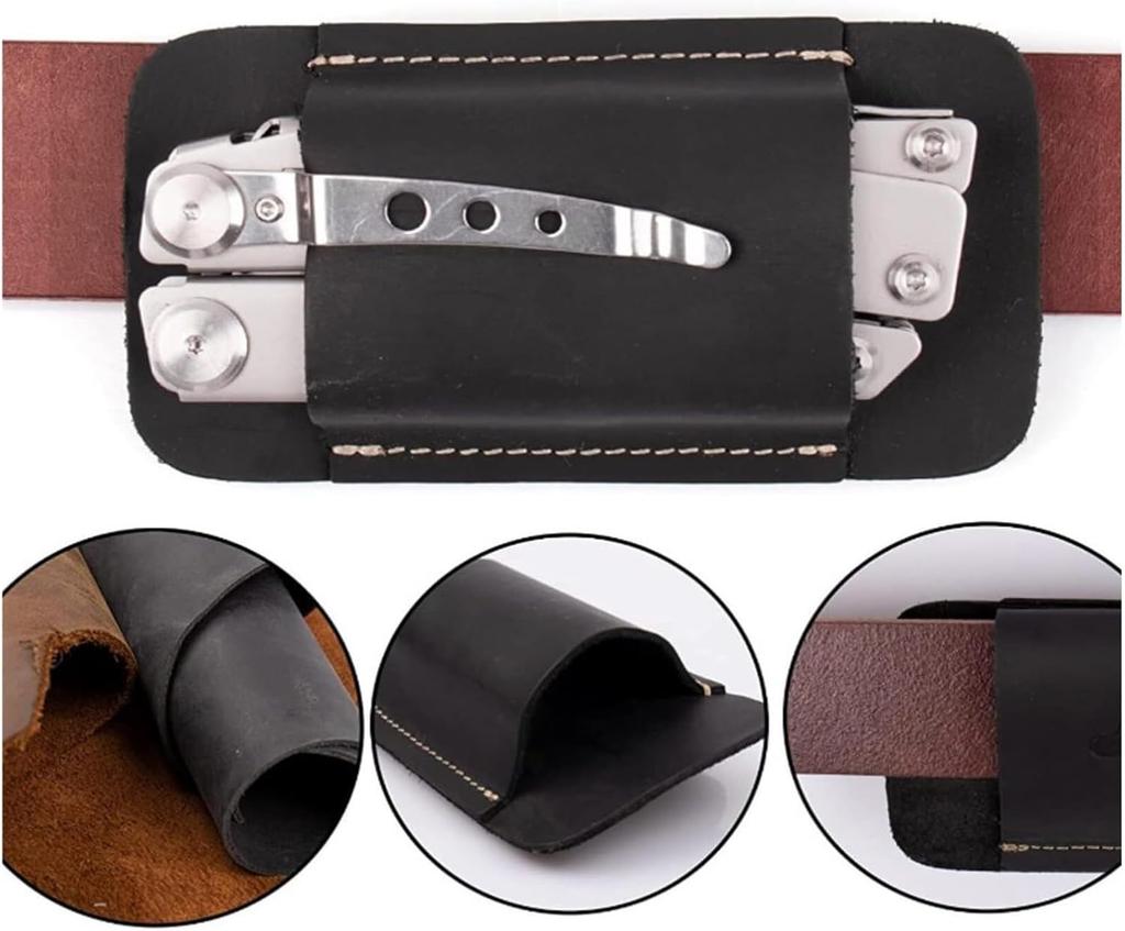 Leder Messer Scheide Retro Gürtel Tragen Leder Messer Horizontal Horizontal Tragen Messer Holster Taschenmesser Halter für Männer