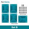 5 Pack Battery Storage Rack for Makita 14.4V 18V Li-ion Battery Tools Machine Holder Storage Rack Wall Mount Bracket Fixing