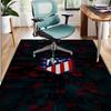 Football Club Pattern Rug, Indoor/Outdoor Mat, for Picnic, Gameroom, Bedroom, Office, Living Room, Home Decor Carpet, Birthday Gift
