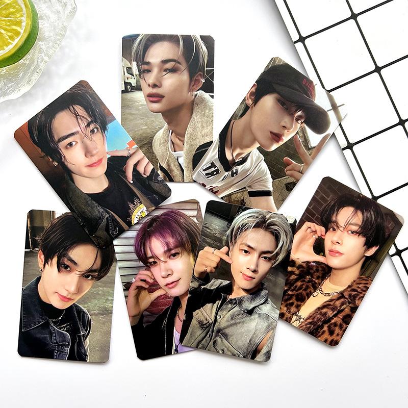 ENHYPEN Set di 7 Fotocard Membro Gruppo Kpop Maschile Concept Selfie Carte Lomo Collezione Supporto Fan Cartoline Regalo Merchandising Decorativo Accessorio