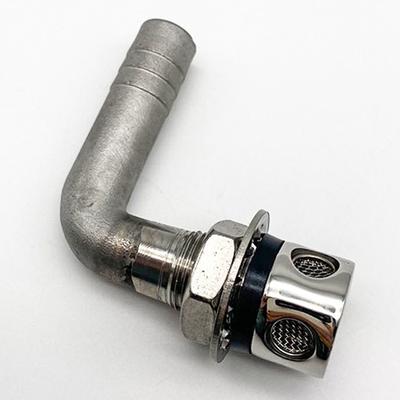 Stainless Steel 90° Bend Fuel Breather Vent 3/5Inch - Boat/ Truck/ Car Gas Tank-A87Q