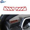 Side Dashboard A-pillar Air Vent Cover Trim Frame For Chevrolet Camaro 10-15 Red