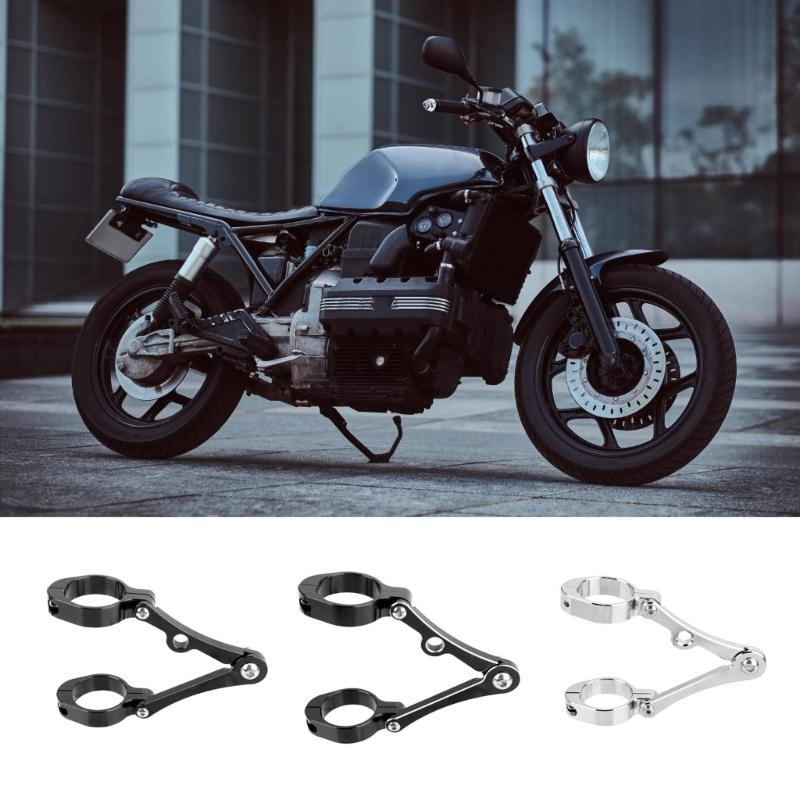 Motorbike Modified Accessories Adjustable Headlight Fork Mounting Brackets Motorcycle Headlight Bracket Head Lamp Holder