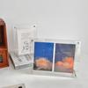 Transparent Acrylic Photo Frame Modern Poster Display Stand New Picture Frame  Home Decor