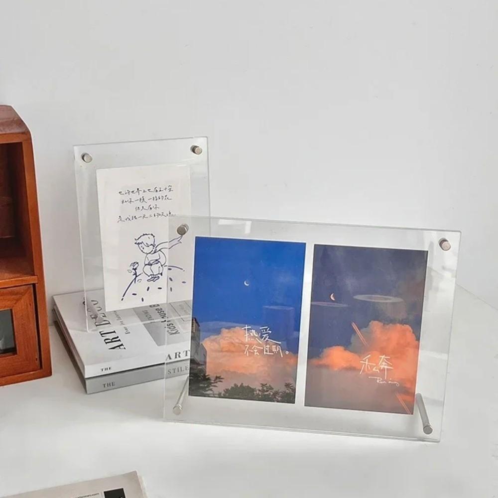 Transparent Acrylic Photo Frame Modern Poster Display Stand New Picture Frame Home Decor