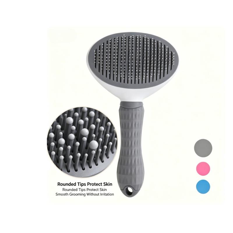 1PC Pet comb with one-button press to remove loose hair and shedding, special comb for dogs and cats, pet supplies