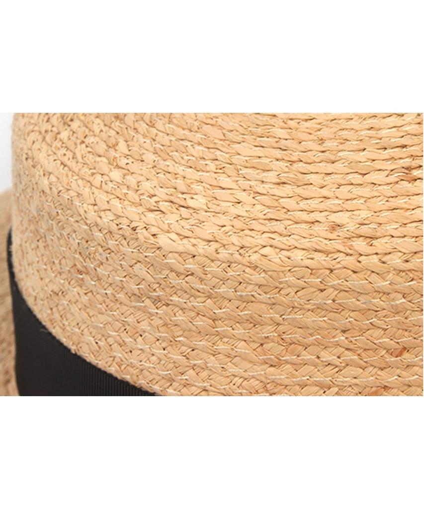 Yunibeosyeolkemiseuteuli Soft Raffia Short Panama Hat Panama Hat