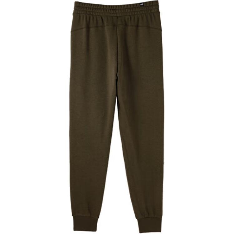 Puma Drawstring Tapered Fit Breathable Casual Pants Men Bottoms Grape-Leaf-Green 846420-44