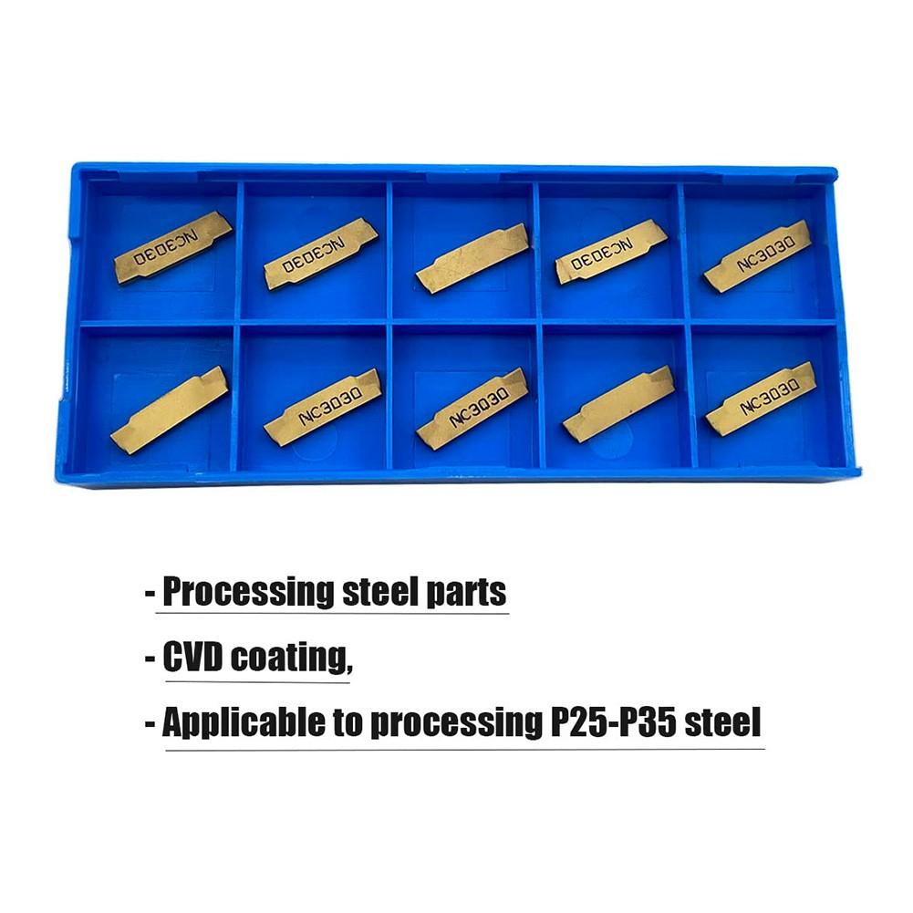 

Insert Finishing For MGEHR/MGIVR Grooving Inserts MGMN200-G