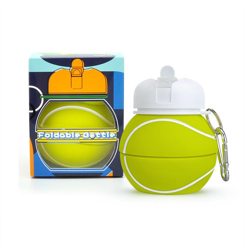 Silicone Foldable Water Bottle Portable Leakproof Cup for Outdoor Sports Travel School Use 350ml 550ml Available