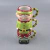 Ceramic Creative Combination Triple Stack King Husband Clown Christmas Atmosphere Couple Coffee Cup Mug Ceramic Cup
