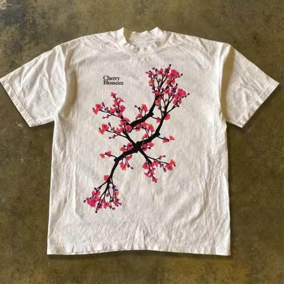 Roztomilé dívčí dámské tričko Streetwear Gotické Harajuku Grafická trička Retro Kawaii Potisk Slim Dámská trička Y2k Styl 2000s