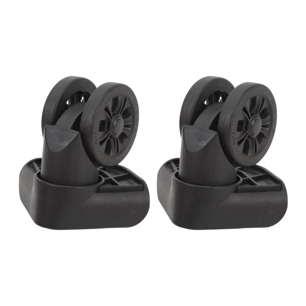 2Pcs Luggage Suitcase Replacement Wheels Universal Mute Luggage Swivel Wheel Casters for Repair Replacement