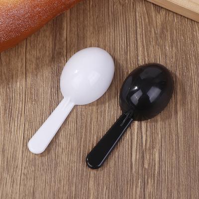 10 Pezzi Nero Bianco Misurino Cucchiaino di Plastica 7G 15Ml Cucchiai Misuratori Cucchiaio per Latte in Polvere Contenitore per Chicchi di Caffè Misurini