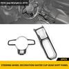 Carbon Fiber Steering Wheel Gear Shift Cover Trim For Jeep Wrangler JL JT 2018+