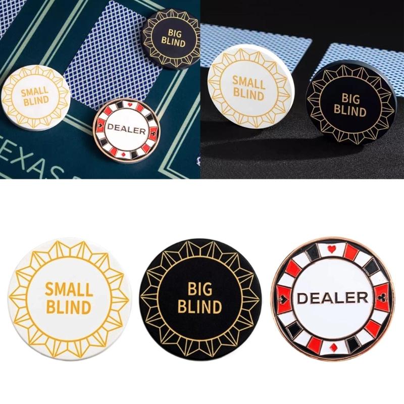 Liten/Stor Blinds Bankman Kod Stor Blind Knapp Dealer Knapp Liten Blind Knapp
