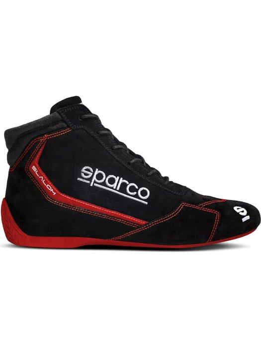 Sparco - 00129544NRRS - Unisex Kotníkové boty Slalom 2022 Velikost 44 Černá/Červená Loďková obuv, Standardní
