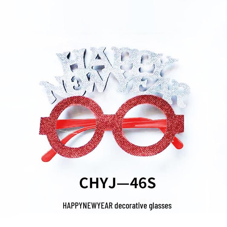 Kreative Weihnachtsbrillen - Weihnachtsmann, Schneemann, Geweih für Erwachsene & Kinder