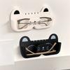 Wall-mounted Glasses Storage Box, Suitable for Bedside, Bathroom, Living Room, and Cabinet Use., Shelves