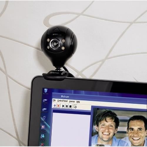 Webcam - HAMA - 00053950 - 1,3 MP - 1280 x 720 - USB 2.0 - Noir