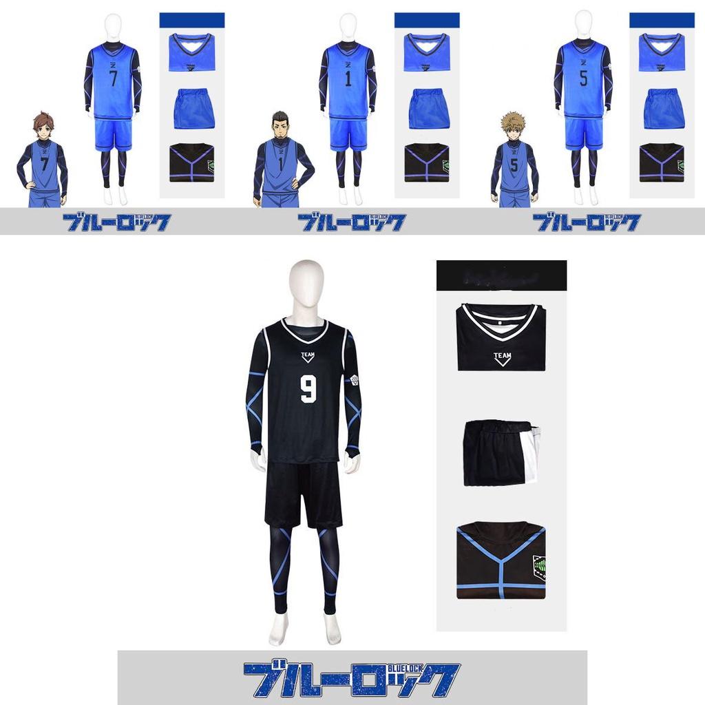 Blue Lock Cosplay Isagi Yoichi Rensuke No.1 Jersey Set For Anime Fans