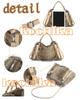 [kochika] 3-way shoulder baghandbag with fluffy faux fur shoulder strap