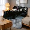 Throw High-Density Short Plush Blanket For Sofa Nap Air-Conditioned Room Soft Skin-Friendly Tokyo Ghoul
