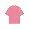 We11done Ss24 Rabbit Print Crew Neck Vintage Washed Drop Shoulder Short Sleeve T-Shirt Unisex T-Shirts Pink WD-TT0-24-729-U-PK