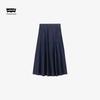 Levi's Women's 2025 Spring Ice Cool Pleated Denim Midi Skirt