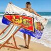 Puszcza Pride Print Beach Towel, Large Soft Quick Dry Towel for Beach Camping Swimming